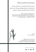 Philosophia Scientiae, v. 11, cahier 02